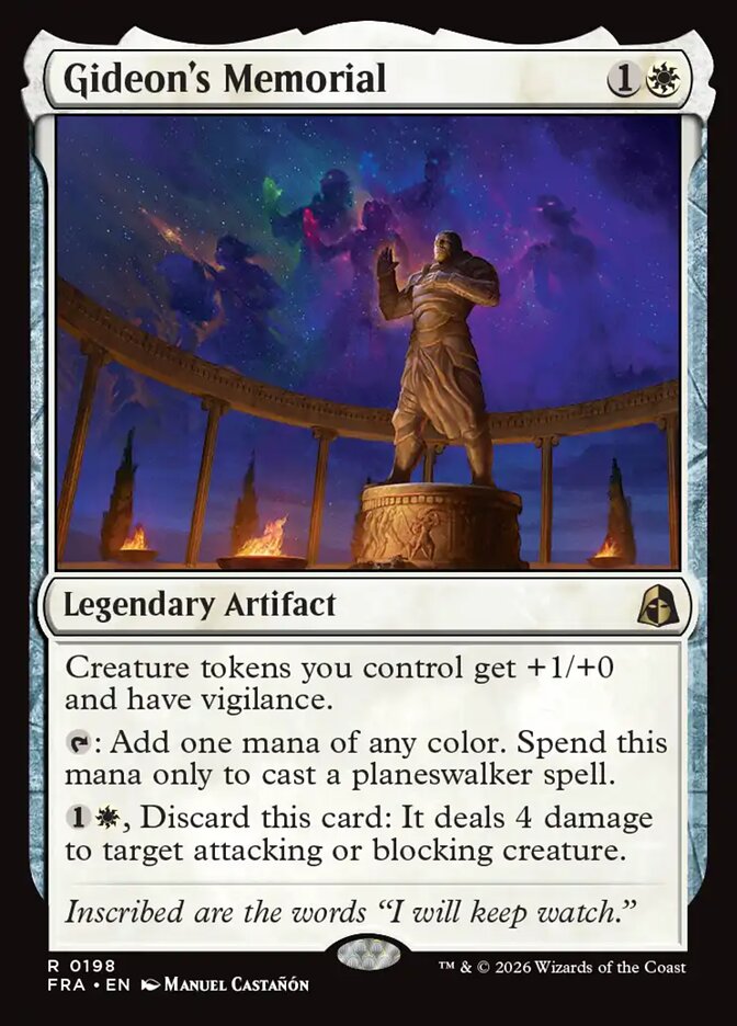 Gideon's Memorial, Reality Fracture Card Art