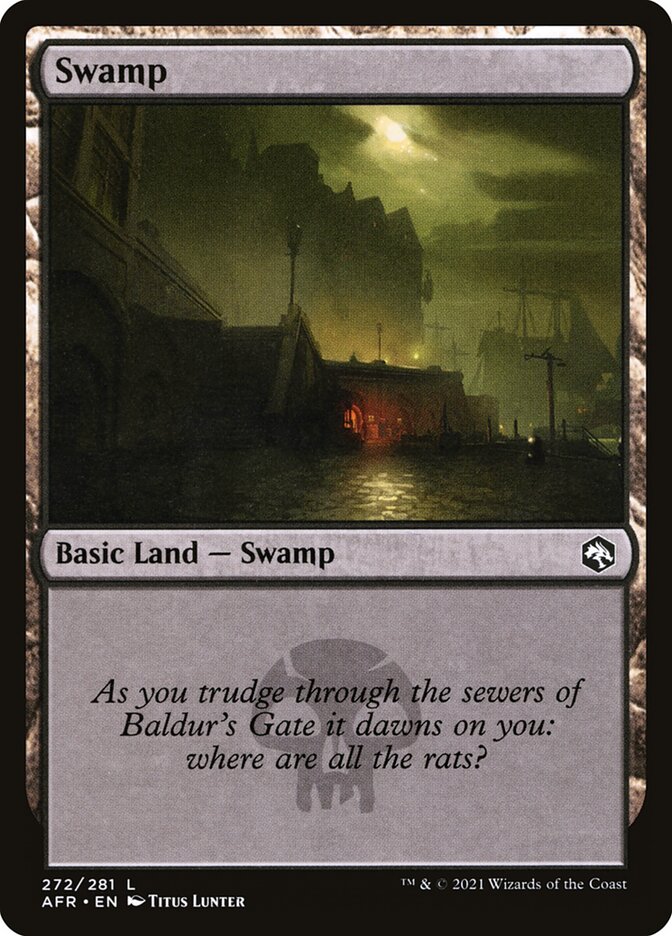 Swamp, Adventures In The Forgotten Realms Card Art