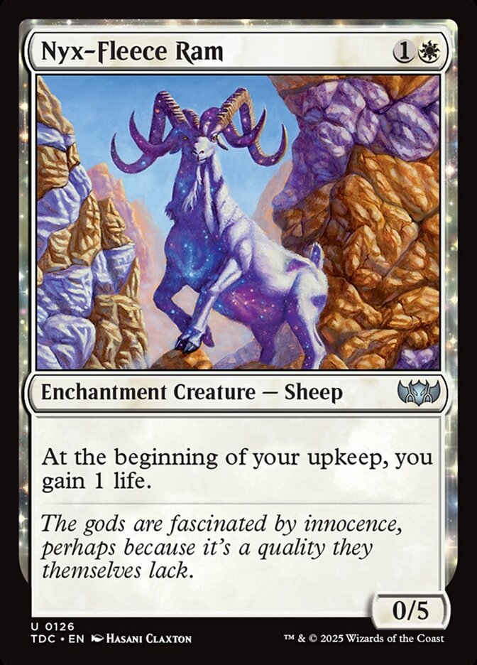 Nyx-Fleece Ram, Tarkir: Dragonstorm Commander Card Art