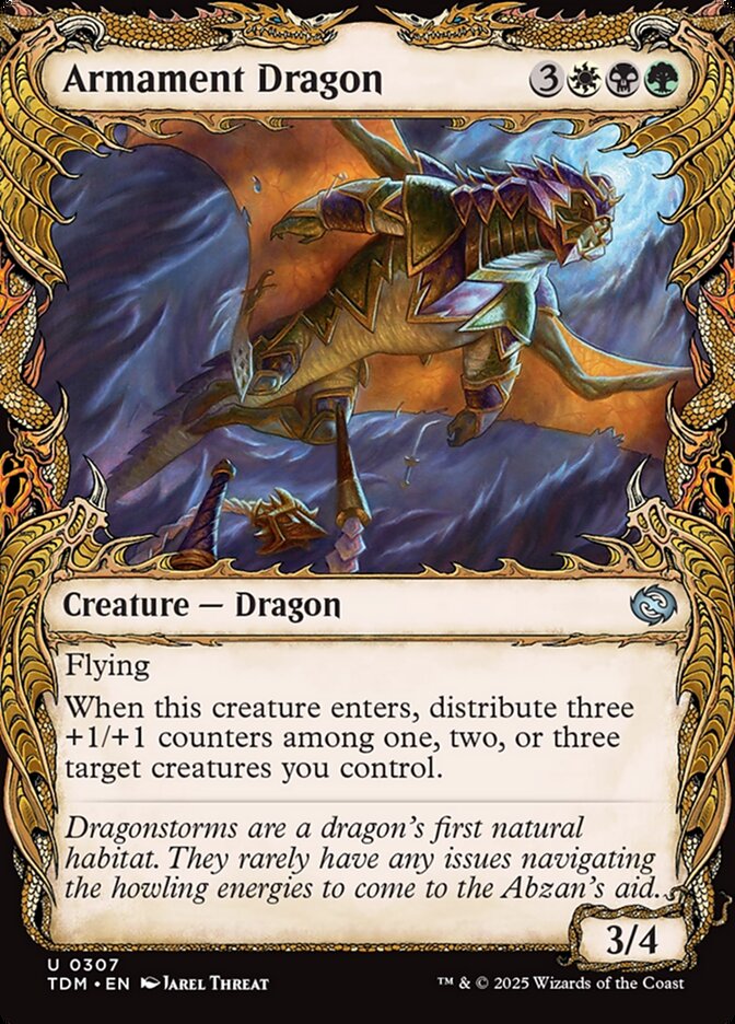 Armament Dragon, Tarkir: dragonstorm Card Art