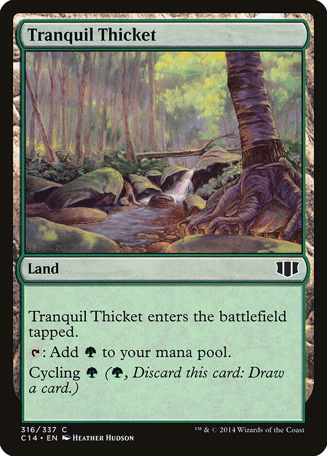 Tranquil Thicket, Commander 2014 Card Art