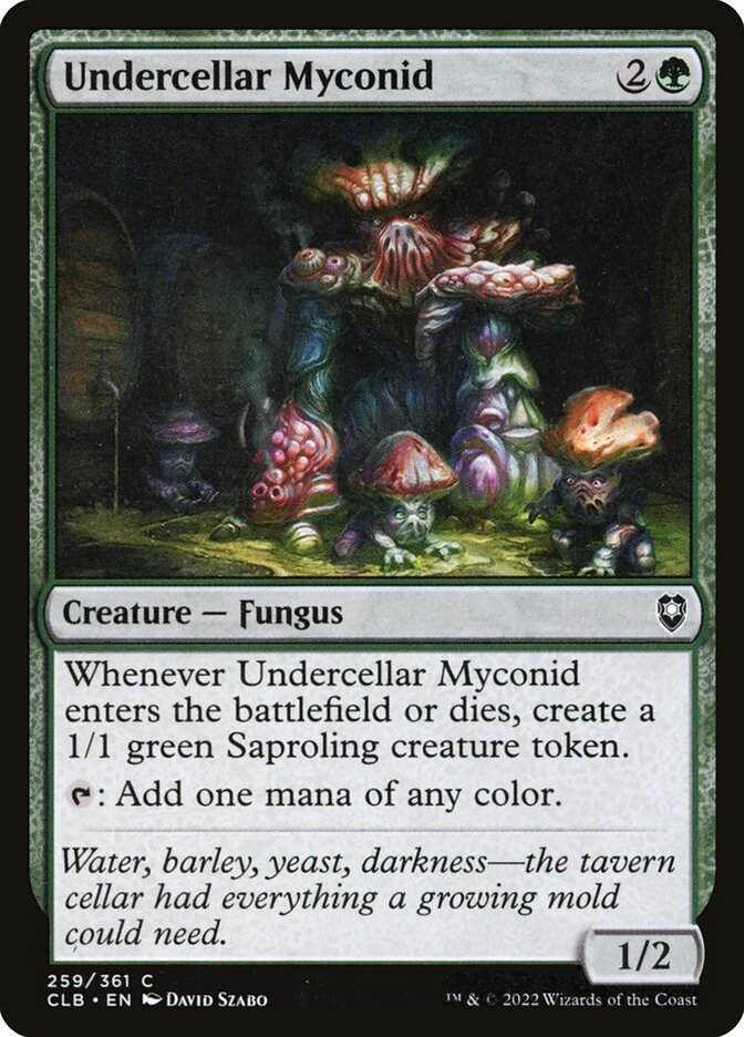 Undercellar Myconid, Commander Legends: Battle For Baldur&