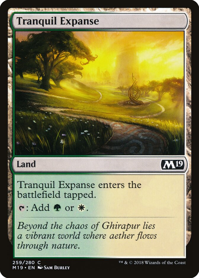 Tranquil Expanse, Core Set 2019 Card Art