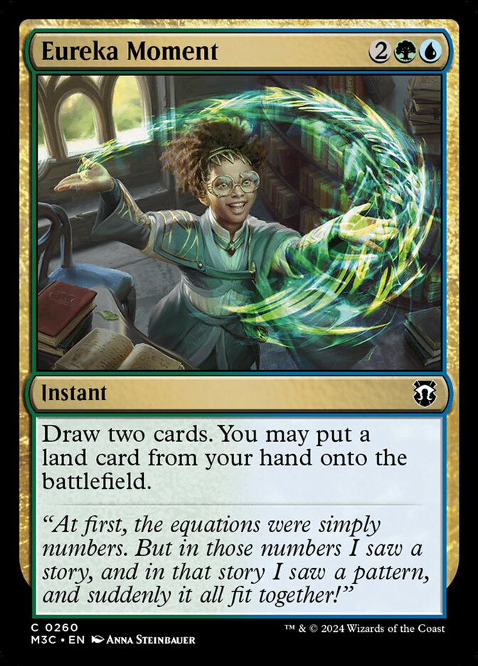 Eureka Moment, Modern Horizons 3 Commander Card Art