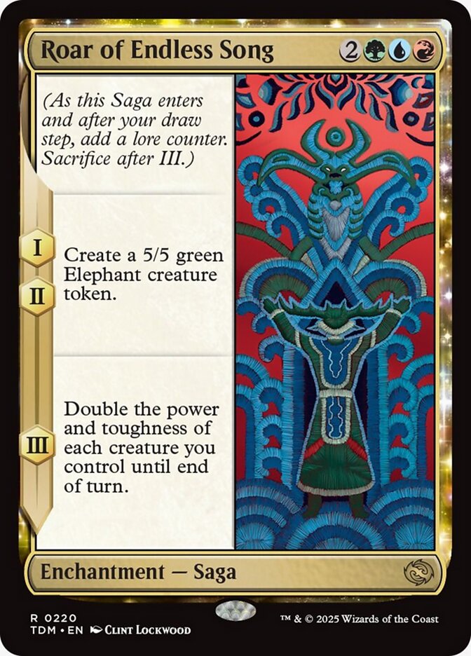 Roar of Endless Song, Tarkir: dragonstorm Card Art