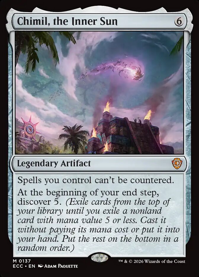 Chimil, the Inner Sun, Lorwyn Eclipsed Commander Card Art