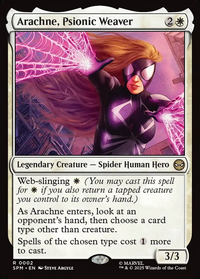 Arachne, Psionic Weaver, Marvel&