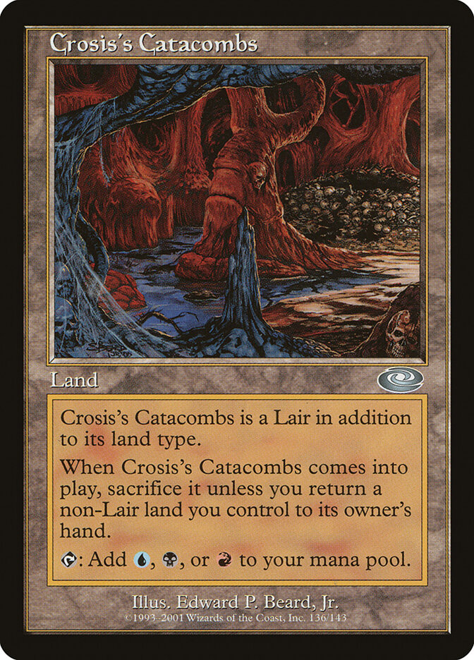 Crosis's Catacombs, Planeshift Card Art