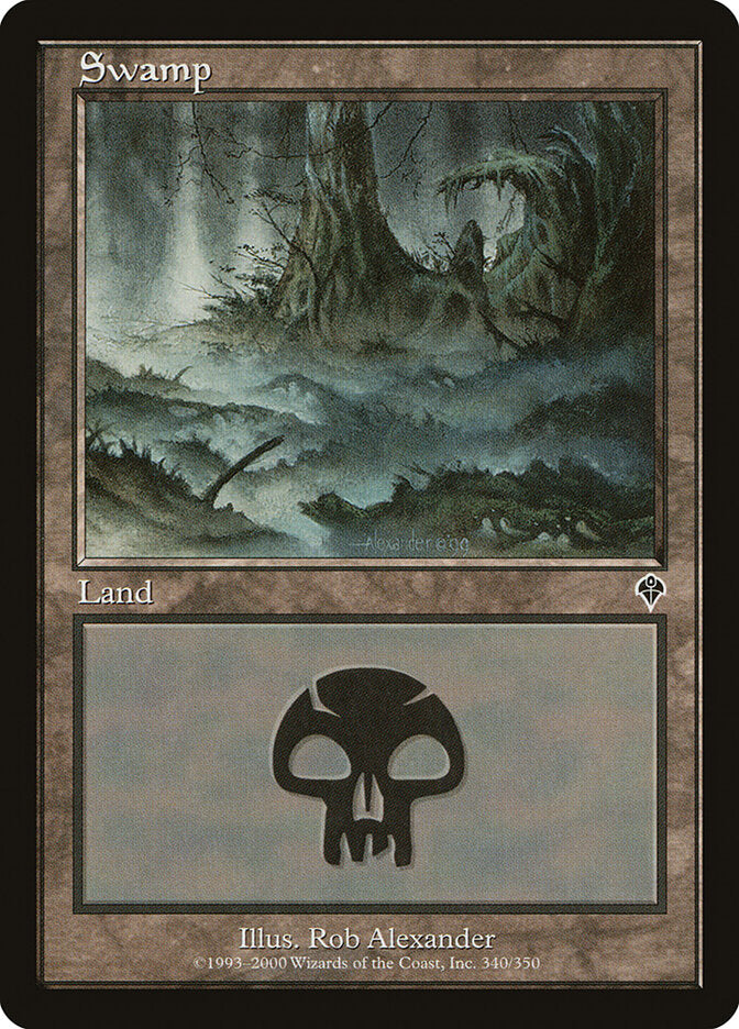 Swamp, Invasion Card Art