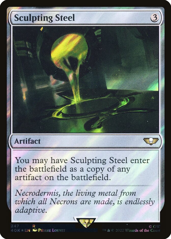 Sculpting Steel, Warhammer 40,000 Commander Card Art