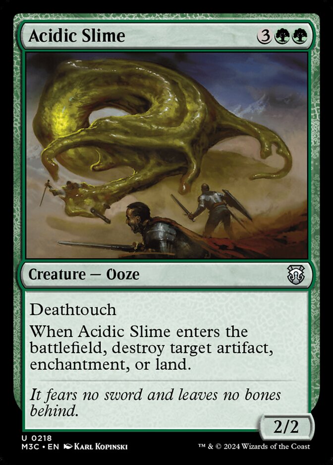 Acidic Slime, Modern Horizons 3 Commander Card Art
