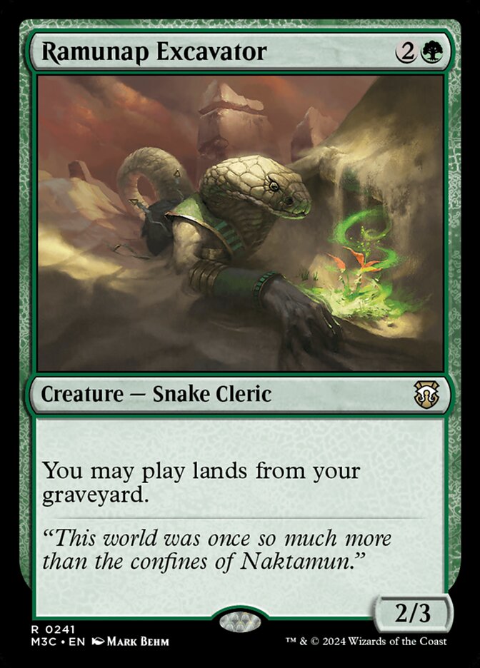 Ramunap Excavator, Modern Horizons 3 Commander Card Art