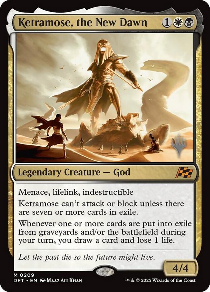 Ketramose, the New Dawn, Aetherdrift promos Card Art