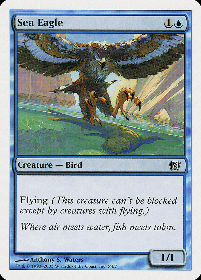 Sea Eagle, Eighth Edition Card Art