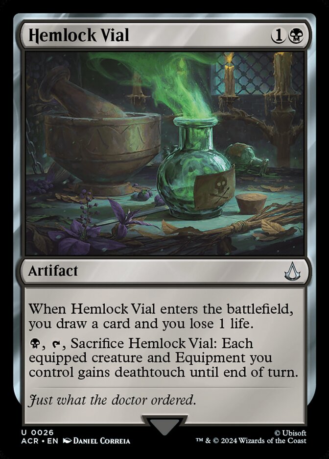 Hemlock Vial, Assassin&
