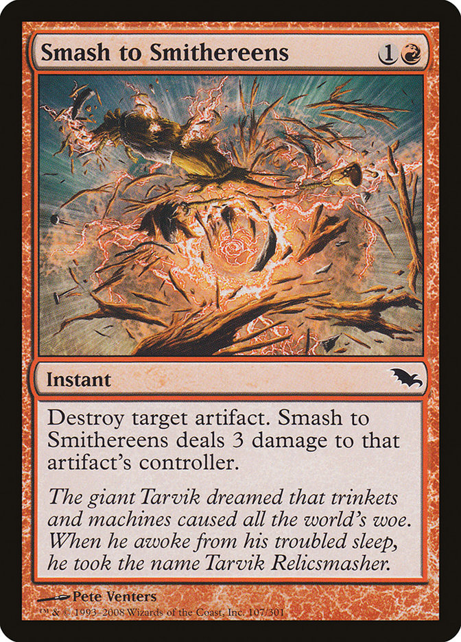 Smash to Smithereens, Shadowmoor Card Art