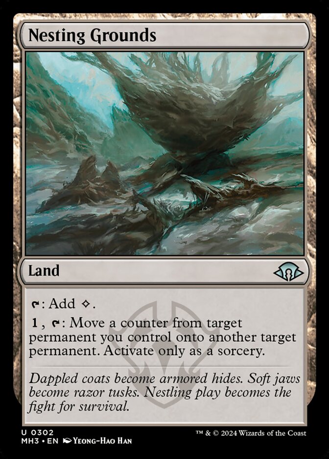 Nesting Grounds, Modern horizons 3 Card Art