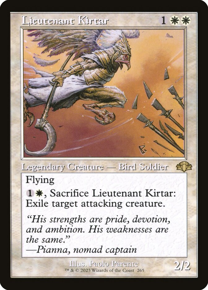 Lieutenant Kirtar - Foil
