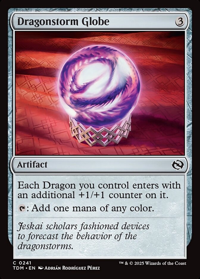 Dragonstorm Globe, Tarkir: dragonstorm Card Art