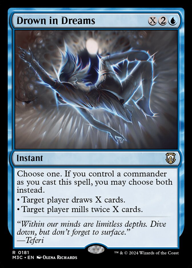 Drown in Dreams, Modern Horizons 3 Commander Card Art