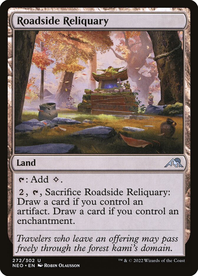 Roadside Reliquary, Kamigawa: neon dynasty Card Art
