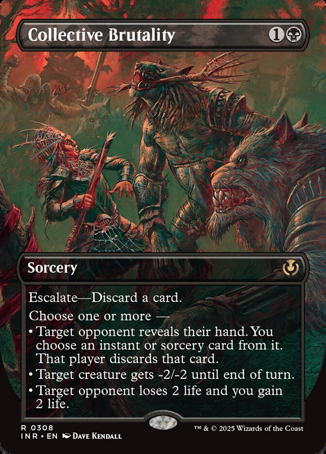 Collective Brutality, Innistrad remastered Card Art