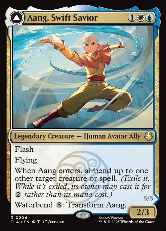 Aang, Swift Savior // Aang and La, Ocean&