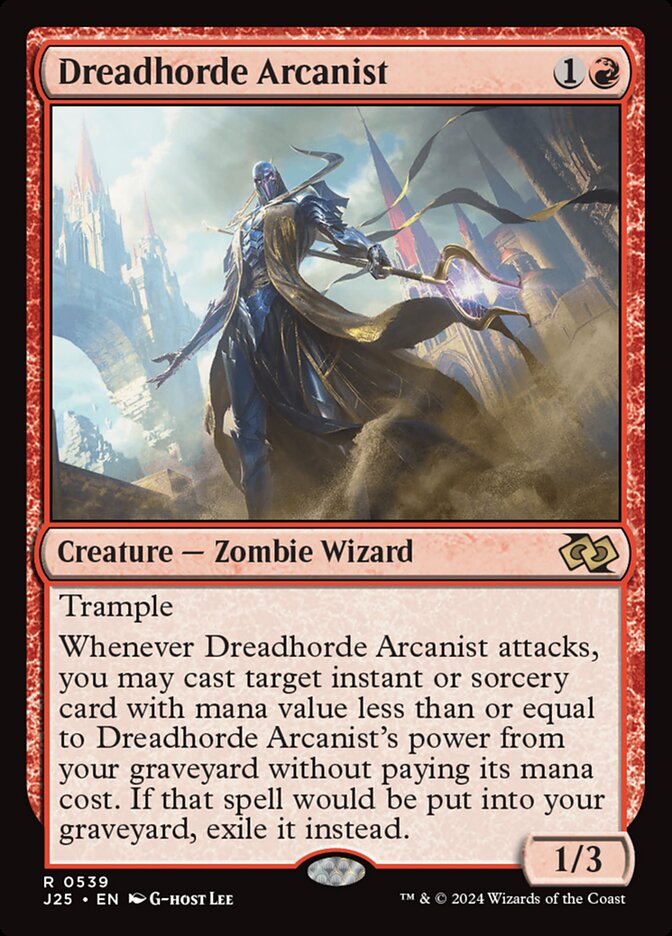 Dreadhorde Arcanist, Foundations jumpstart Card Art