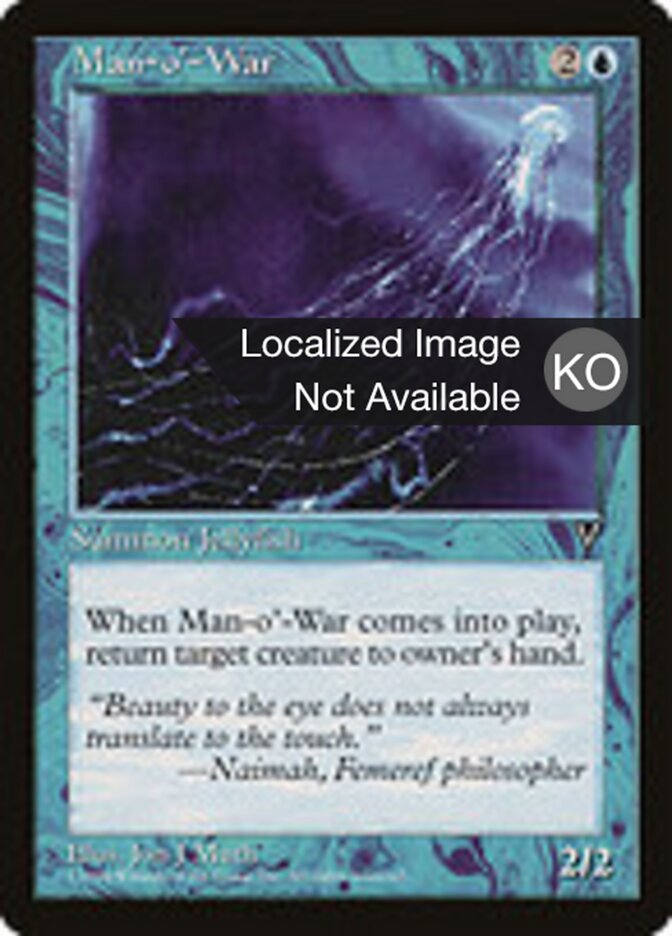 Man-o'-War, Visions Card Art