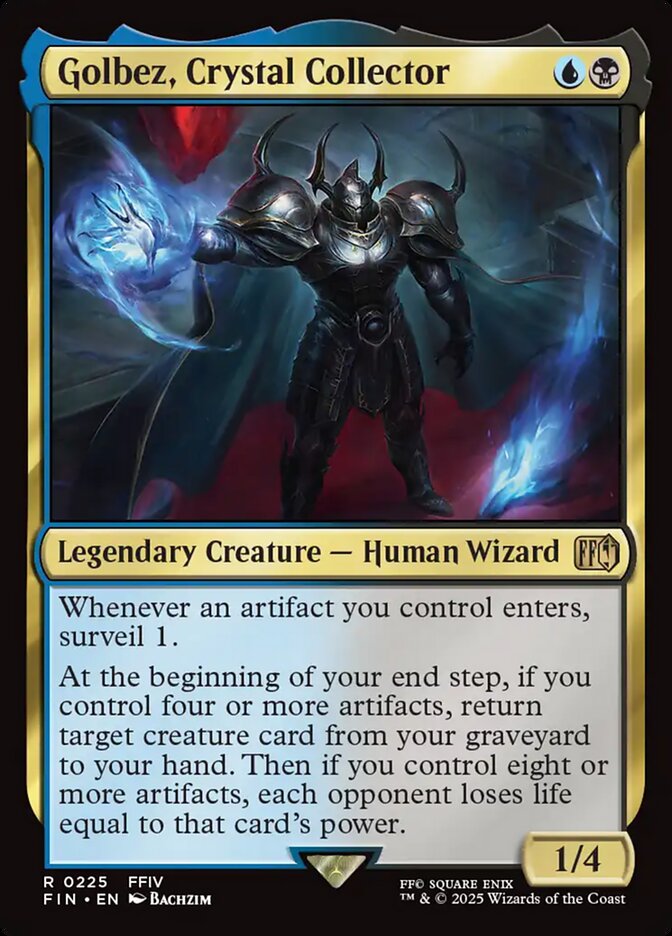 Golbez, Crystal Collector, Final fantasy Card Art