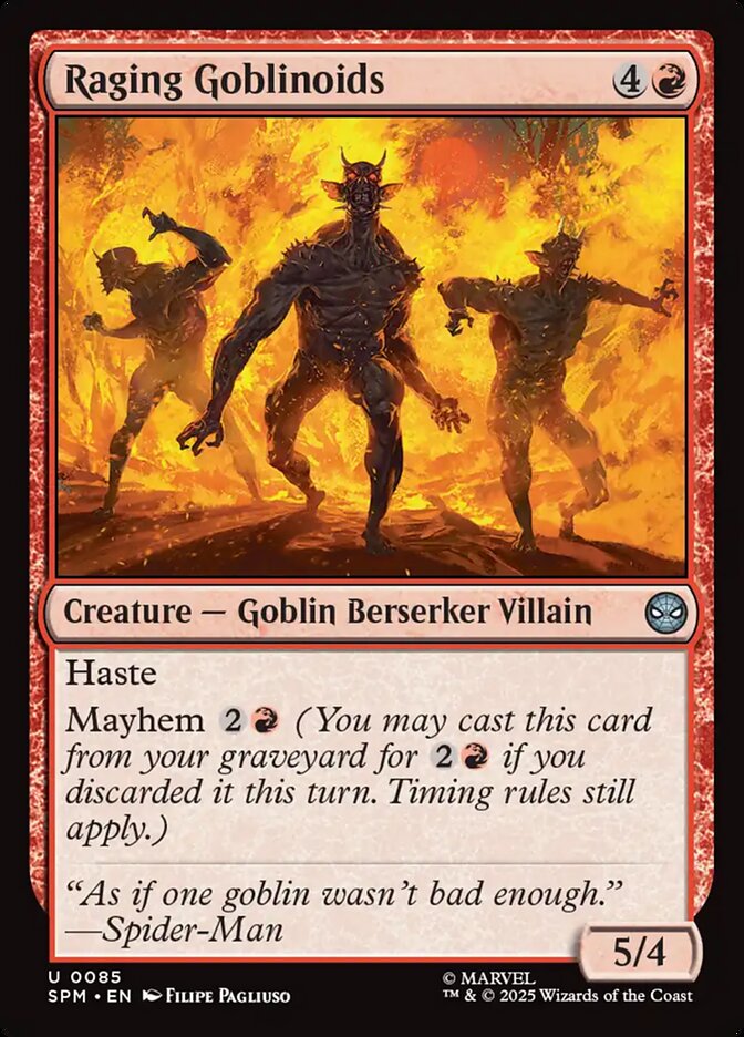 Raging Goblinoids, Marvel&