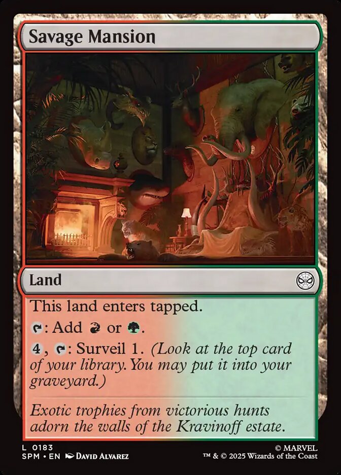 Savage Mansion, Marvel&