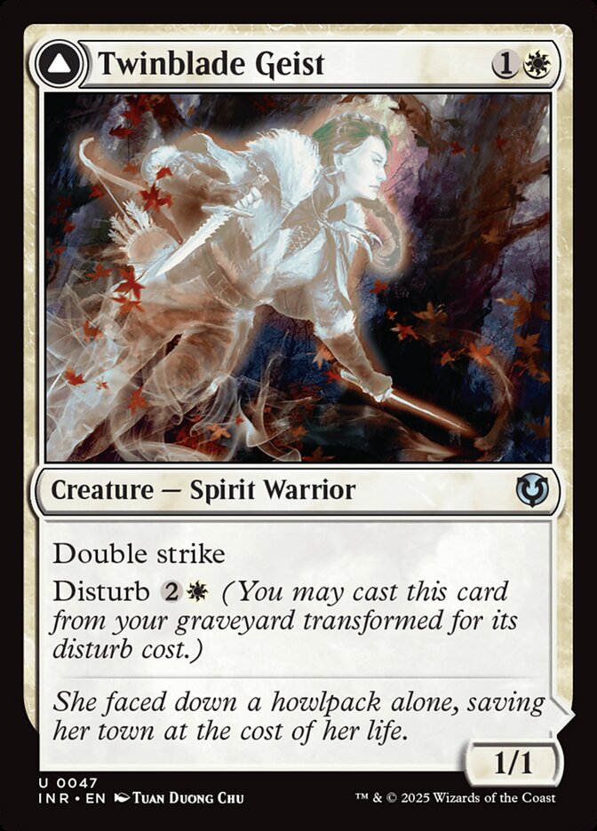 Twinblade Geist // Twinblade Invocation - Foil