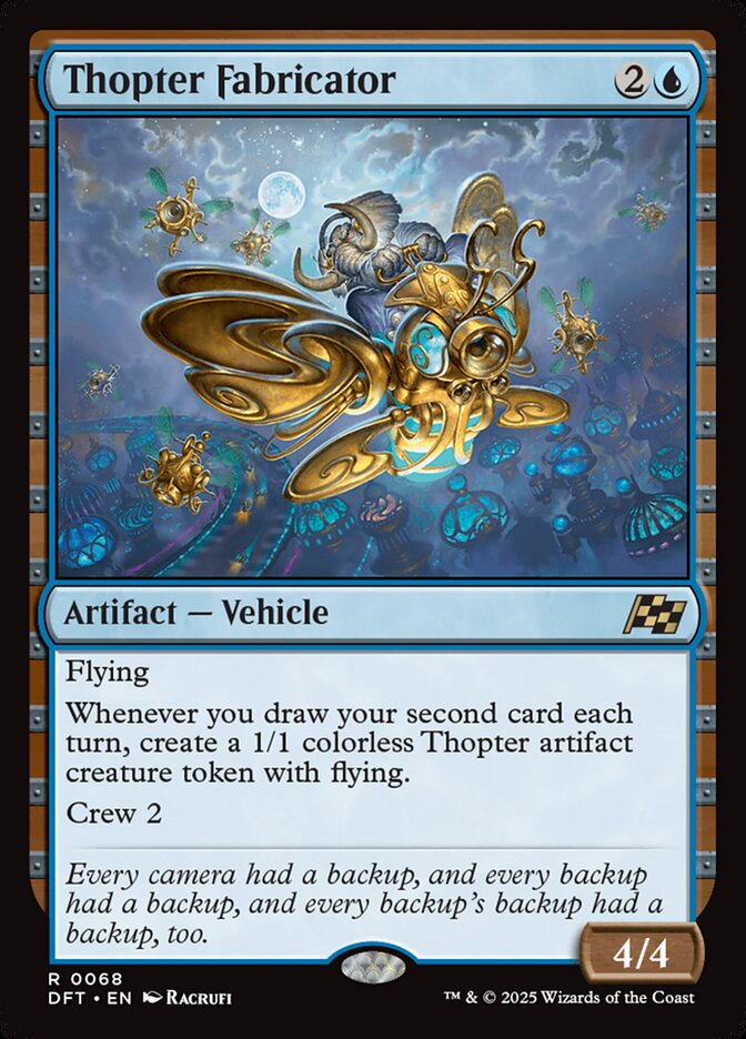 Thopter Fabricator, Aetherdrift Card Art