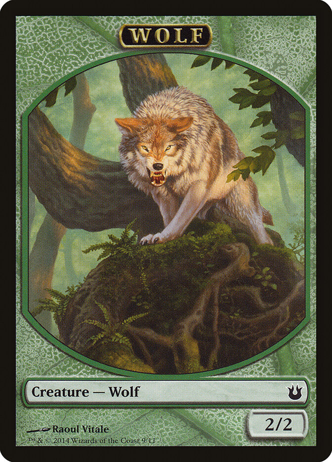 Wolf, Born Of The Gods Tokens Card Art