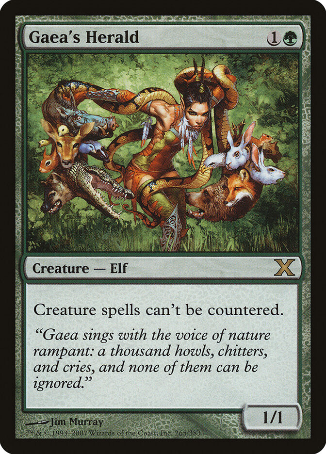 Gaea's Herald, Tenth Edition Card Art