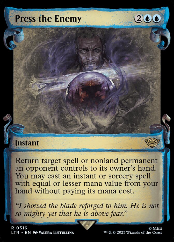 Press the Enemy, The lord of the rings: tales of middle-earth Card Art