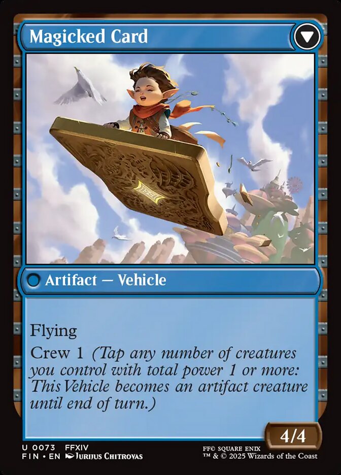 Sidequest: Card Collection // Magicked Card, Final fantasy Card Art