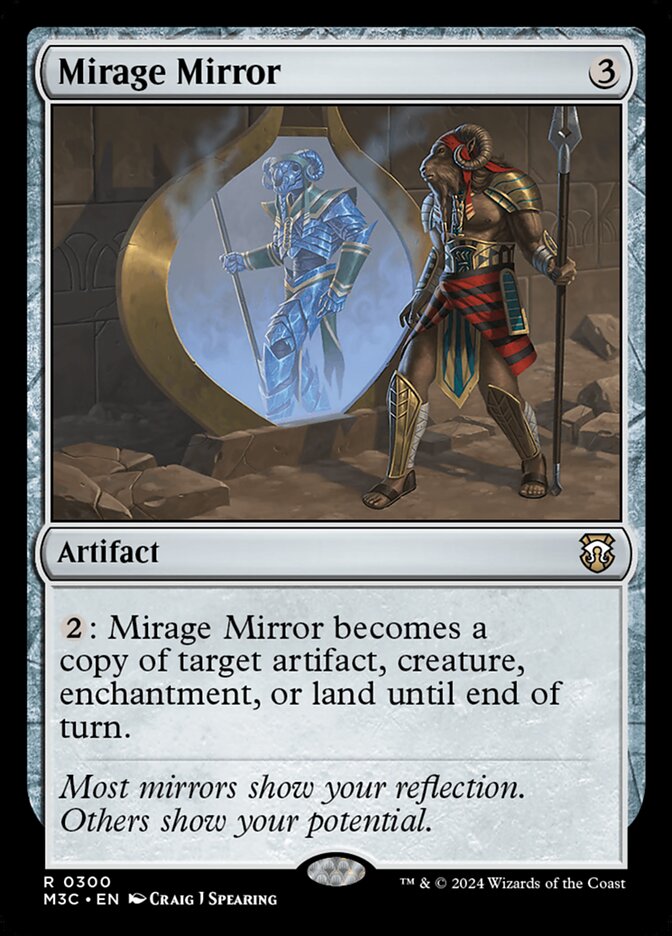 Mirage Mirror, Modern Horizons 3 Commander Card Art