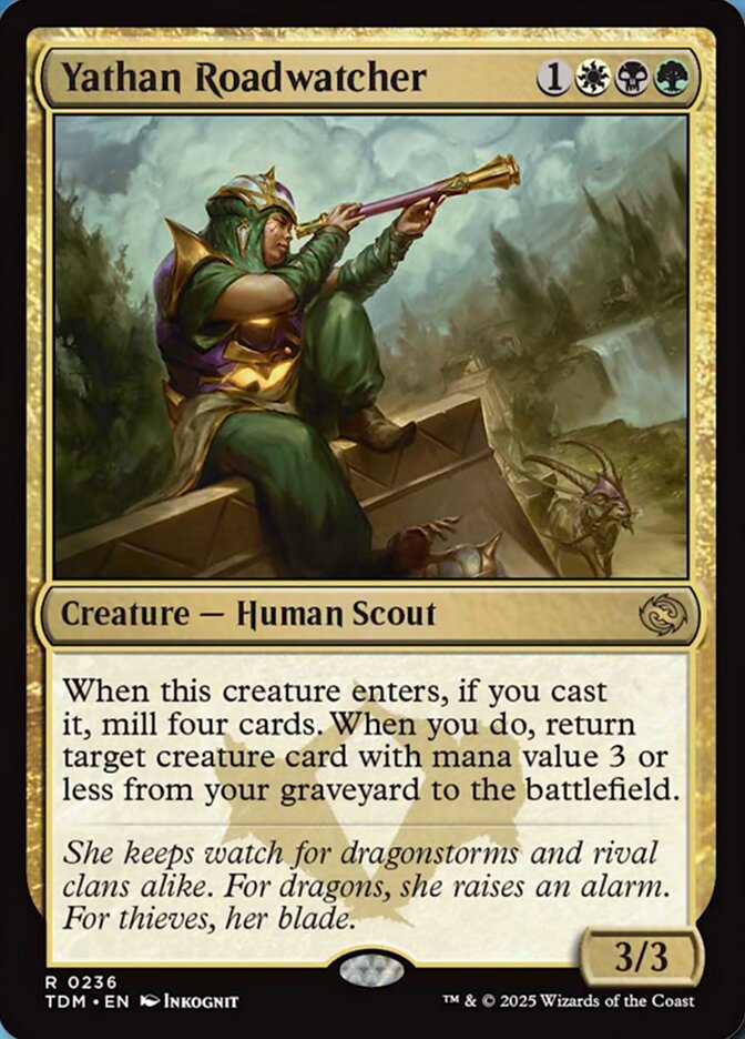 Yathan Roadwatcher, Tarkir: dragonstorm Card Art