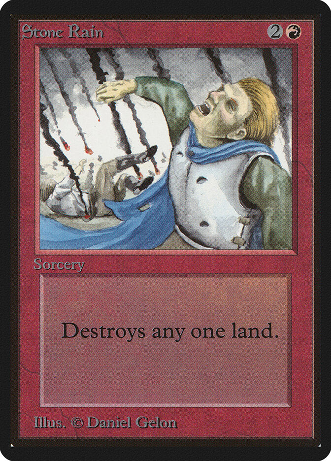 Stone Rain, Limited Edition Beta Card Art
