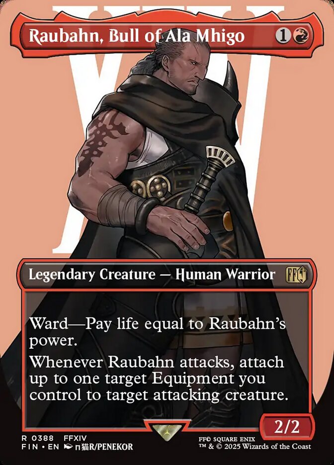Raubahn, Bull of Ala Mhigo, Final fantasy Card Art