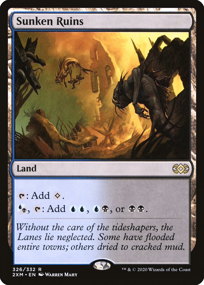 Sunken Ruins, Double masters Card Art
