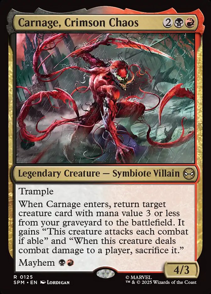 Carnage, Crimson Chaos, Marvel&