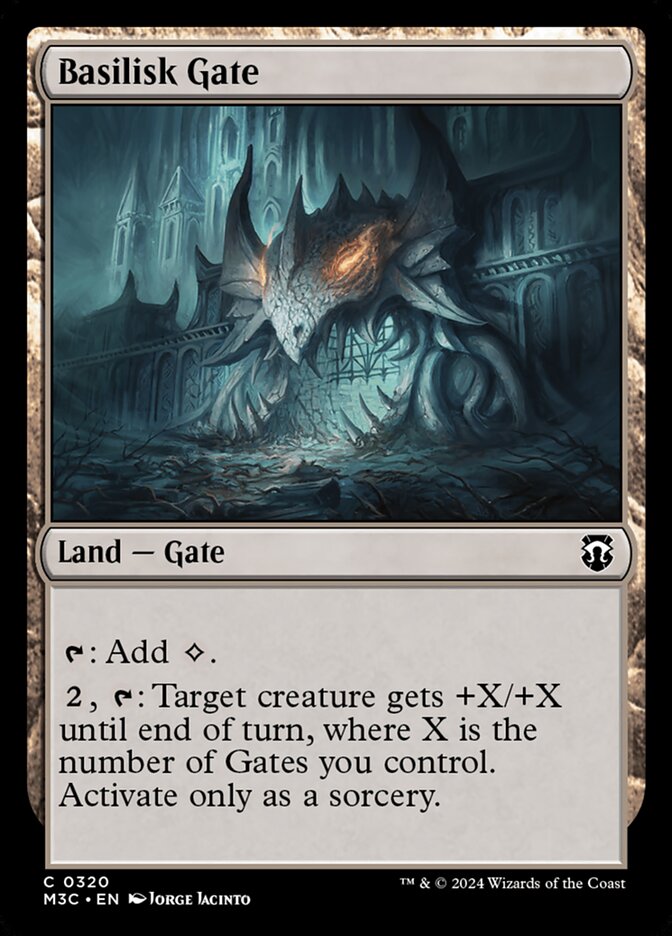 Basilisk Gate, Modern Horizons 3 Commander Card Art