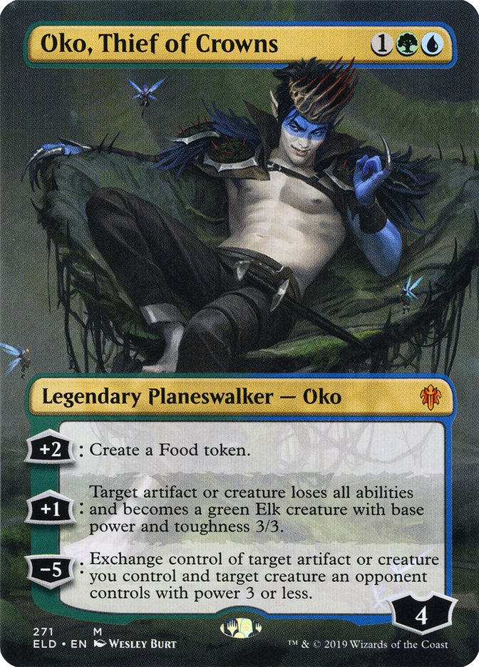 Oko, Thief of Crowns, Throne of eldraine Card Art