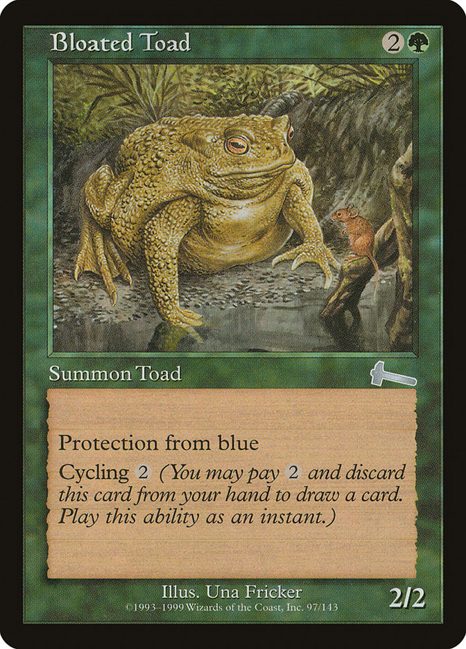 Bloated Toad, Urza&