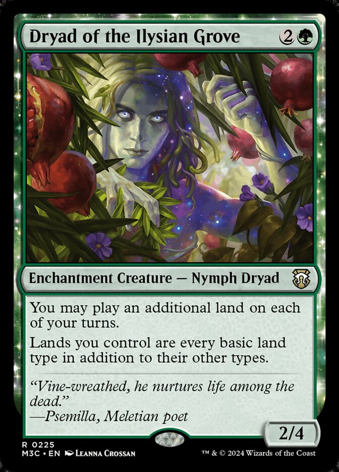 Dryad of the Ilysian Grove, Modern Horizons 3 Commander Card Art
