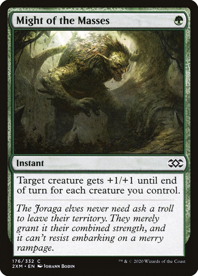 Might of the Masses, Double masters Card Art