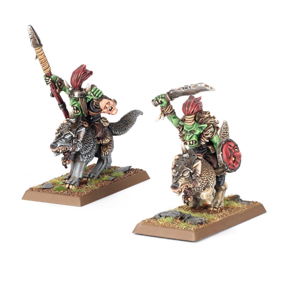 Warhammer: The Old World - Orc &amp; Goblin Tribes - Goblin Wolf Rider Bosses